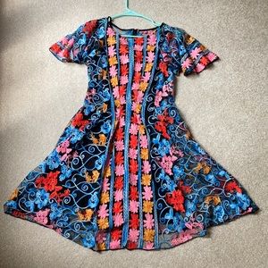 Anthropologie Eva Franco embroidered dress